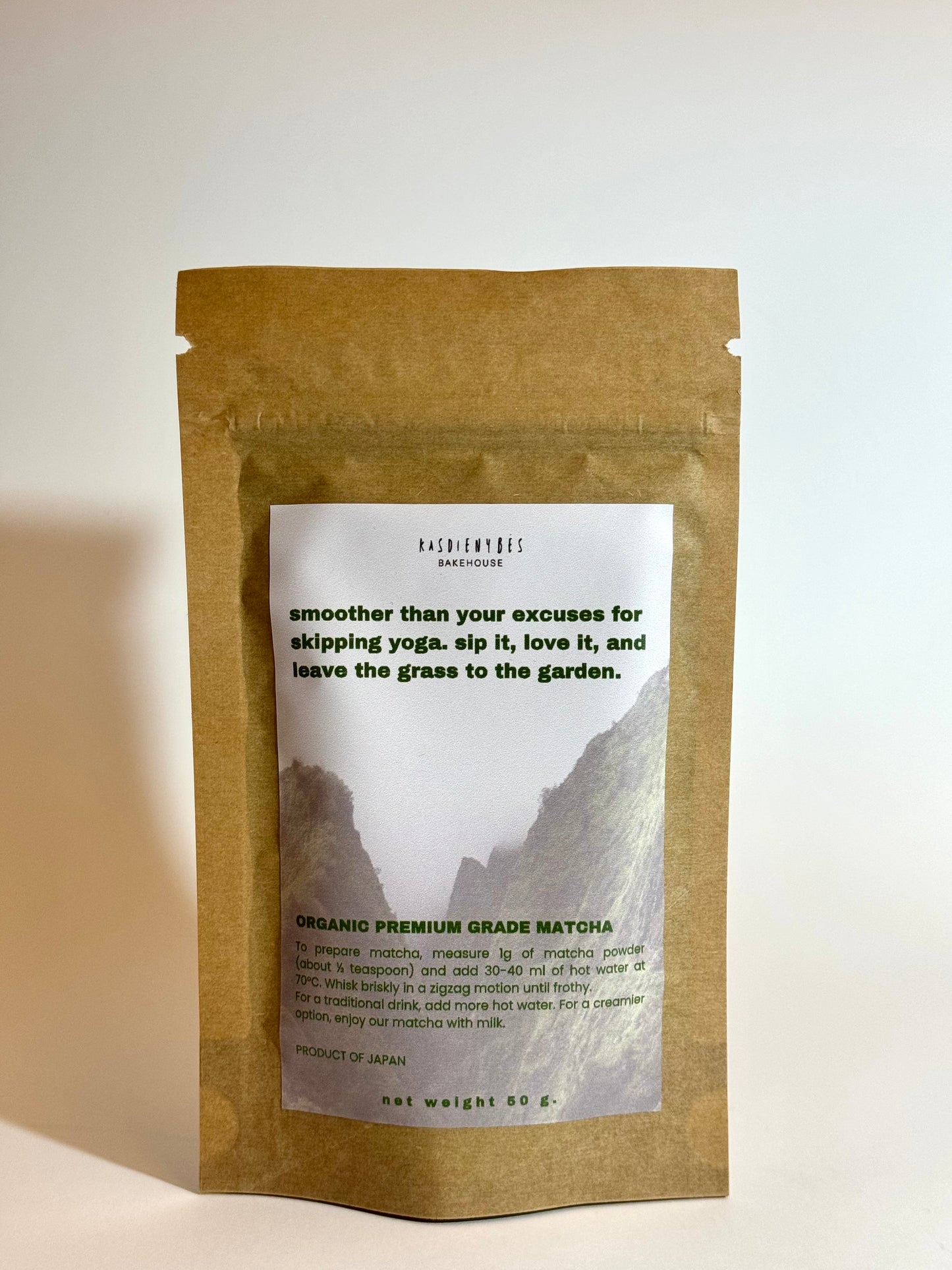 KASDIENYBĖS BAKEHOUSE PREMIUM MATCHA