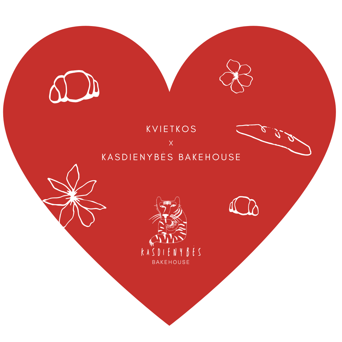 KASDIENYBĖS BAKEHOUSE X KVIETKOS V DAY SPECIAL BOX