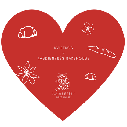 KASDIENYBĖS BAKEHOUSE X KVIETKOS V DAY SPECIAL BOX