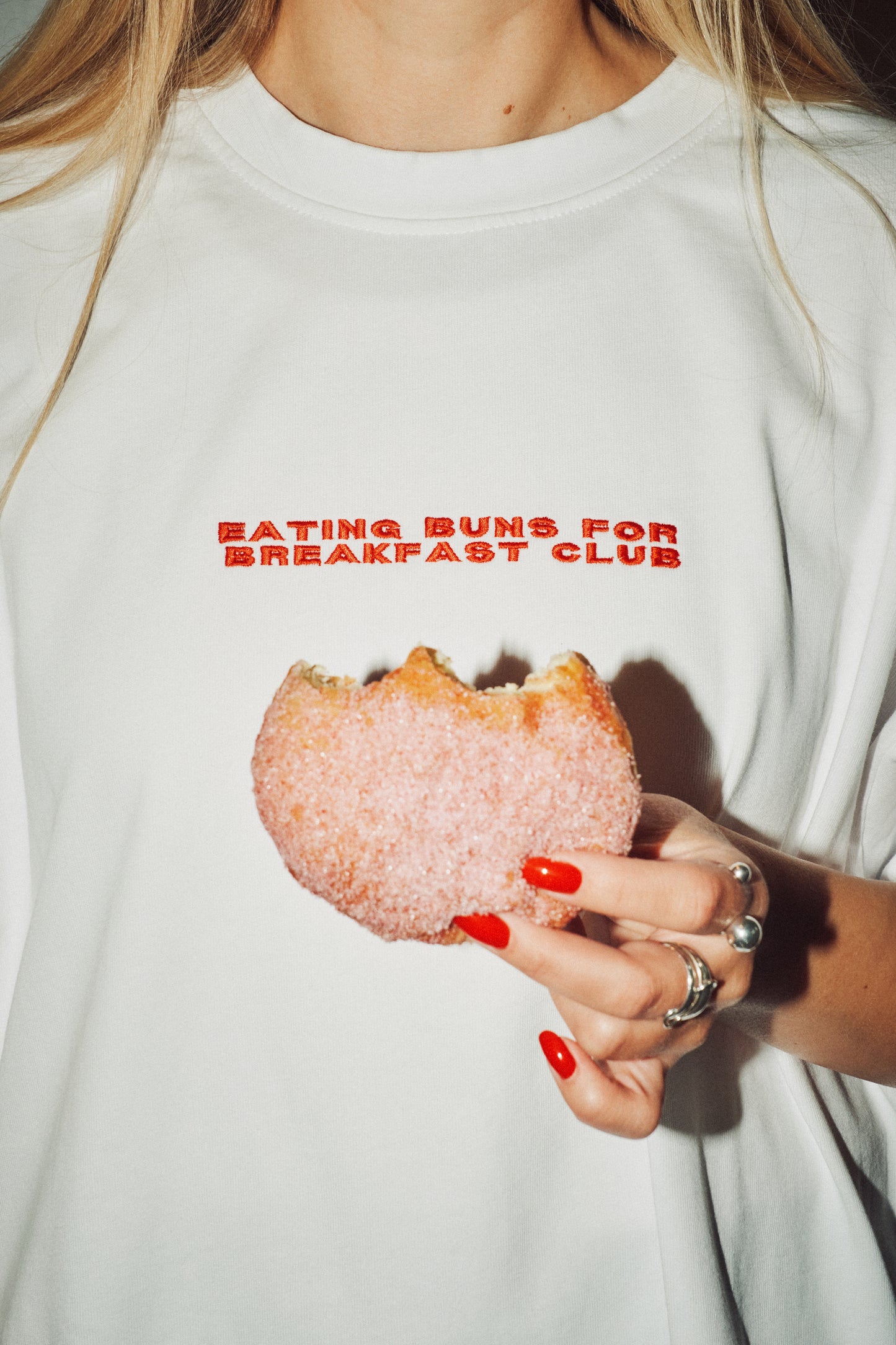EATING BUNS FOR BREAKFAST CLUB T-SHIRT