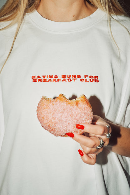EATING BUNS FOR BREAKFAST CLUB T-SHIRT